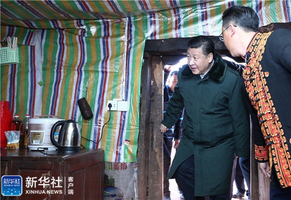 习近平春节前夕赴四川看望慰问各族干部群众