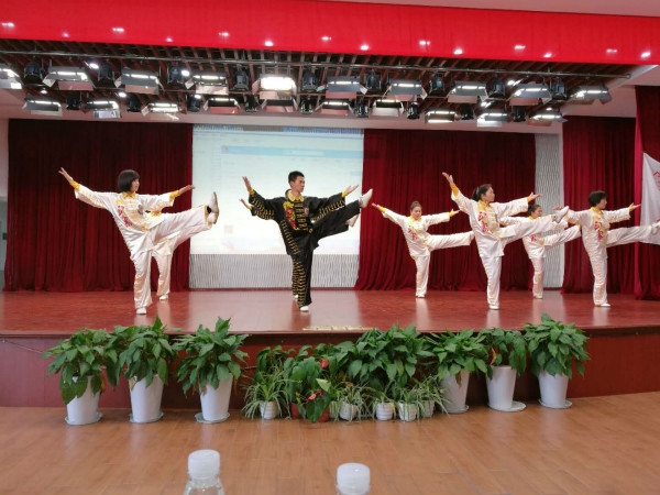 上报集团太极拳队参加精武太极展演