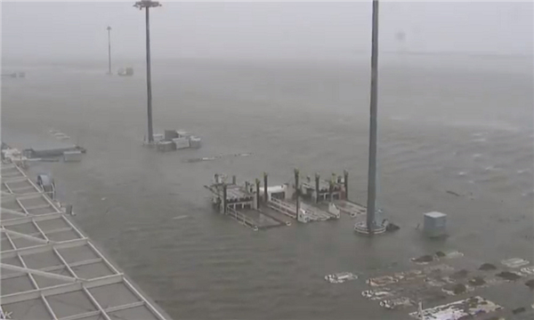 25年来最强台风飞燕登陆日本 中国领馆提醒