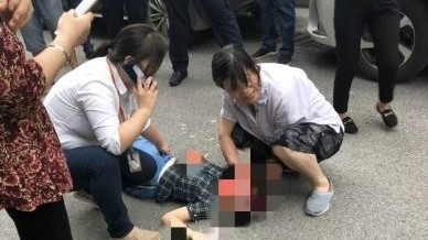 南京男孩被高空坠物砸中