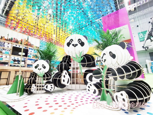 第三届进博会的服务贸易展区里,通达理(tunderly)集团作为广告视觉