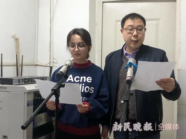 上海援疆教师助力喀什六中开通校园英语广播
