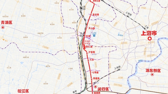 市域线嘉闵线工程可行性研究报告获批,全长44公里,将采用最高时速160