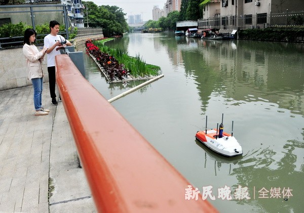 河道水环境监管用上了“无人船”