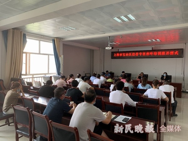 上海市宝山区经委专家在叶城县举办培训班