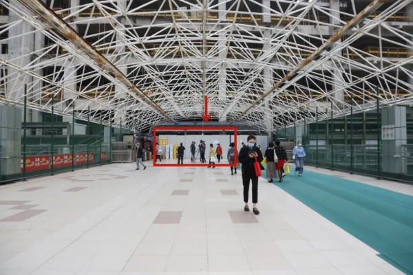 莘庄地铁站今天下午启用新出入口，节约一半时间！轨道区上盖大平台工程即将开工