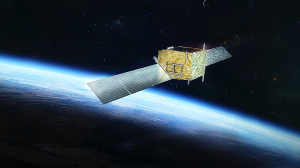 图说:暗物质粒子探测卫星"悟空" 来源:人民日报客户端