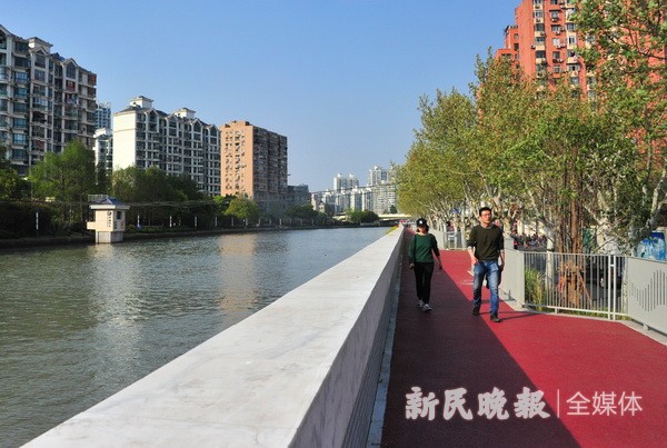 苏州河健身步道逐步完成