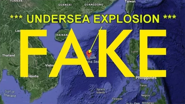 南海“核爆炸”被证实是谣言，但有人不识趣，难免有不测风云
