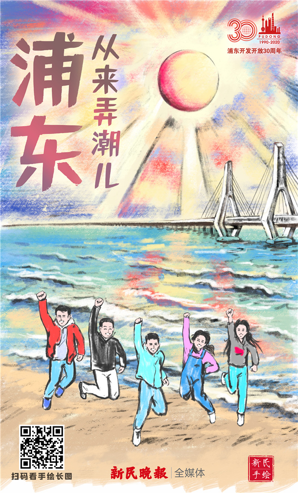 海报集迎风而立弄潮儿我们这样庆祝浦东开发开放30周年