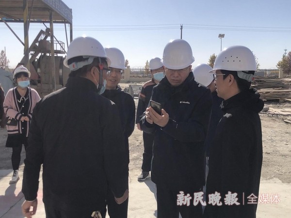 上海援疆前方指挥部调研检查泽普县援疆项目进展情况